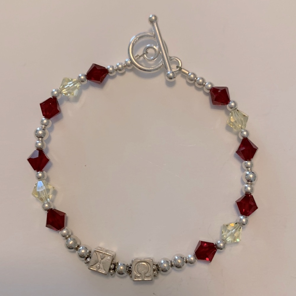Chi Omega Sorority Bracelet